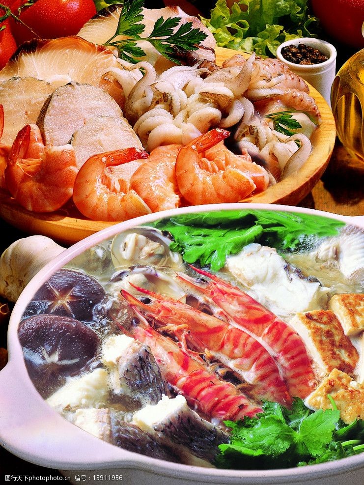 高清美食海鮮食材圖片